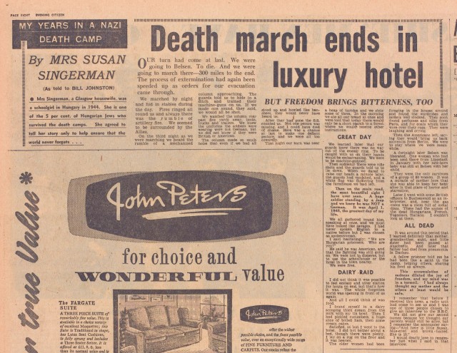 Newspaper article 14th April 1961