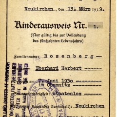 My Kinderausweis ( Travel Permit)