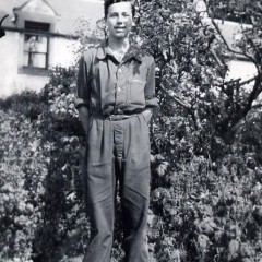 As an apprentice, going to work 1946/1947