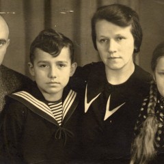 A last family portrait just prior to leaving home for good