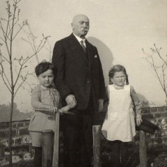 My sister and I with our Grandfather