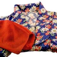 Dress and hat that Dorrith wore coming over to Britain