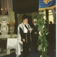 Eva's husband Rev Zoltan Sxirmai
