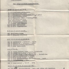Contents of George's suitcase 2