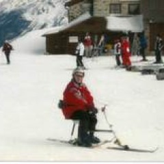 Henry as ski instructor Solden 2008
