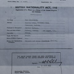 British Nationality Document