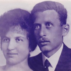 Judith's mother and father at their wedding in 1920