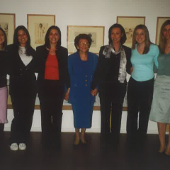 Marianne at Opening of Exhibition 2001