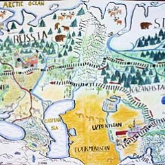 map illustrating Marion's journey