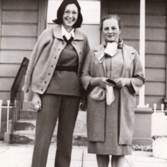 Saskia and Brigitte in Worthing 1969